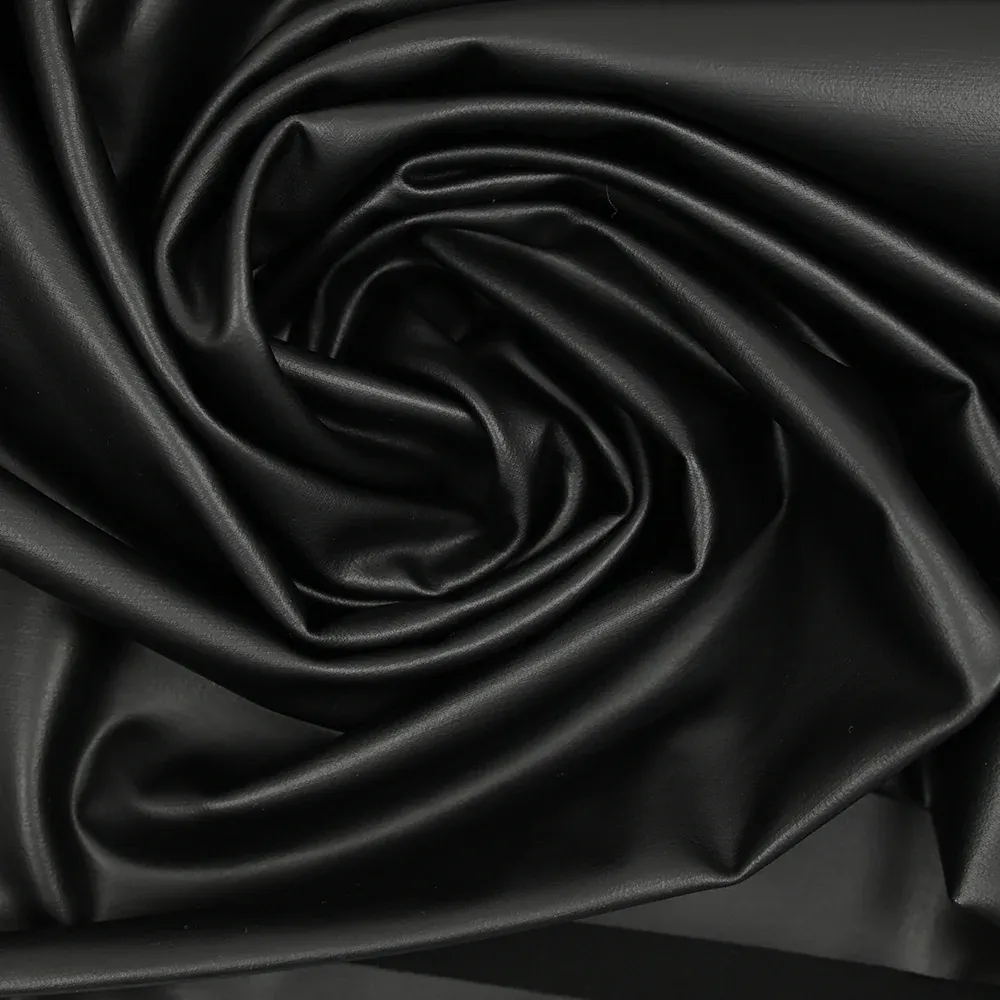 Simili cuir élasthanne noir – Image 2