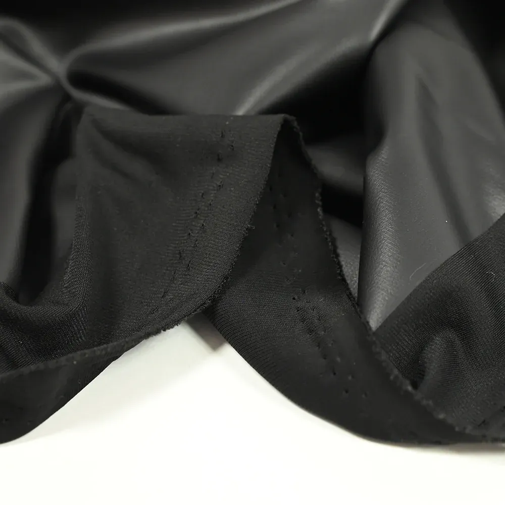 Simili cuir élasthanne noir – Image 4