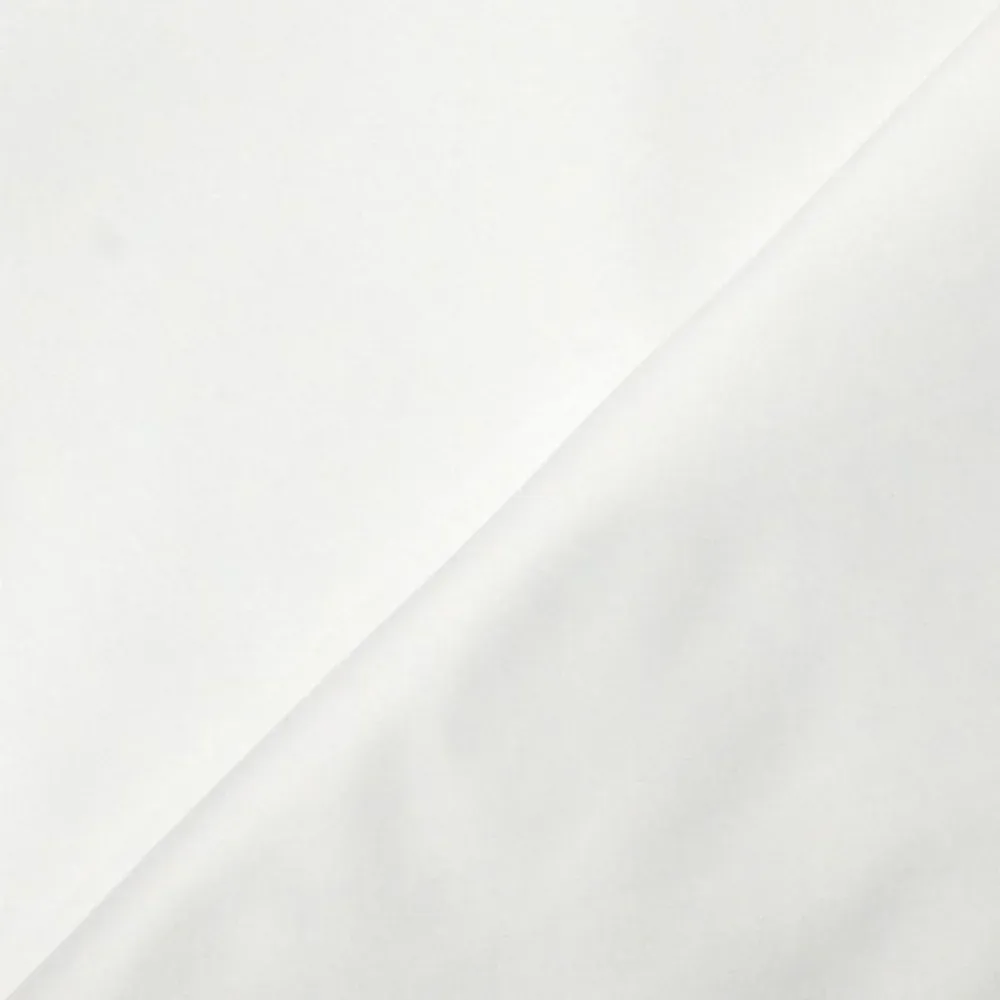 Satin de coton blanc