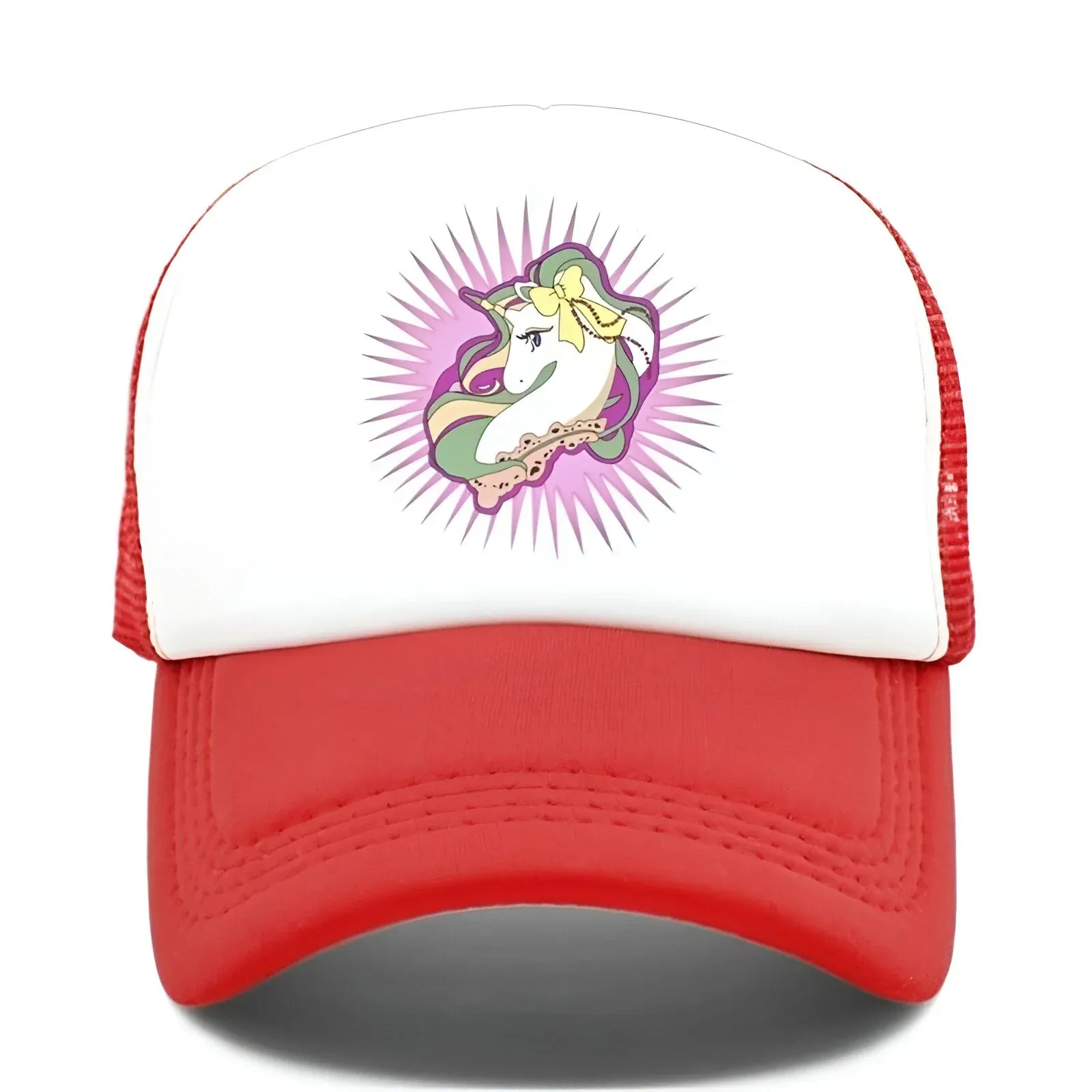 Casquette Licorne Kawaii Rouge