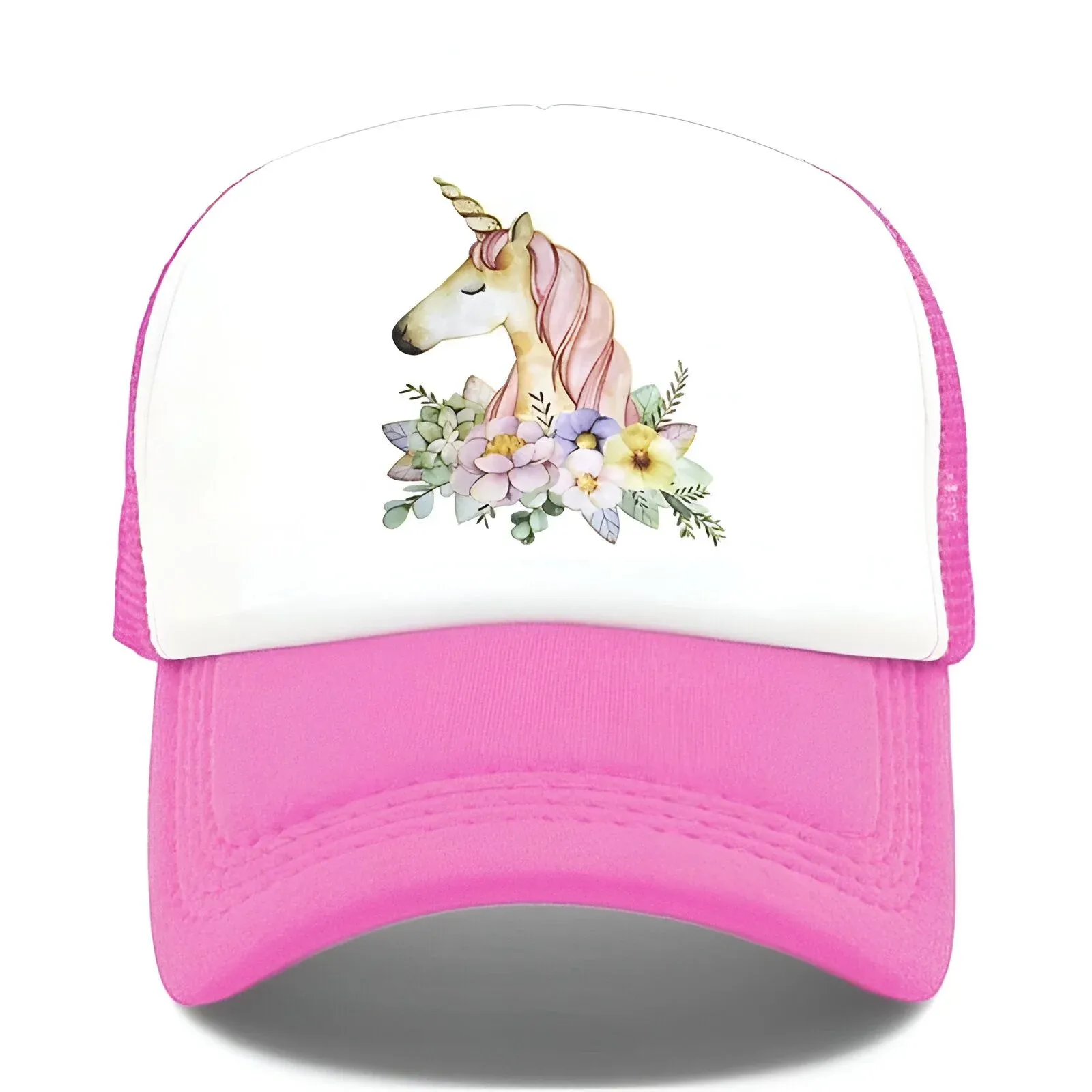 Casquette Licorne Rose Foncé